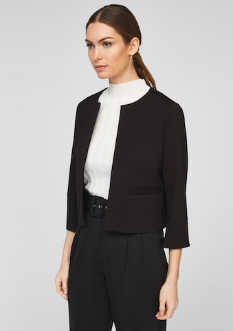 s.Oliver BLACK LABEL Blazer in Schwarz: predná strana