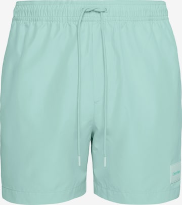 Calvin Klein Swimwear Board Shorts in Blue: front