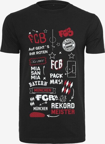 FC BAYERN MÜNCHEN T-Shirt in Schwarz: predná strana