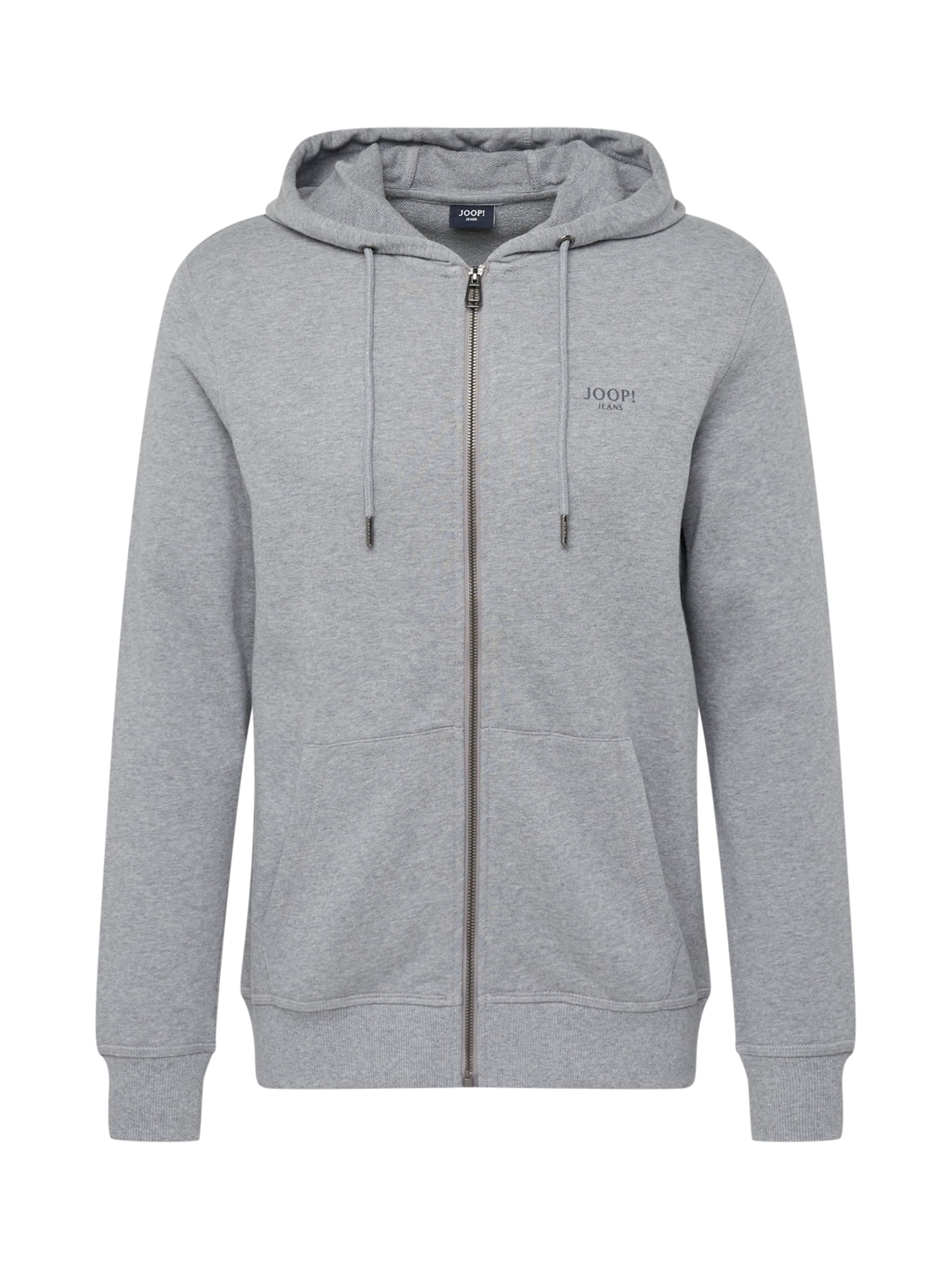 JOOP! Jeans Sweatvest 'Salvatore' in Grijs: voorkant