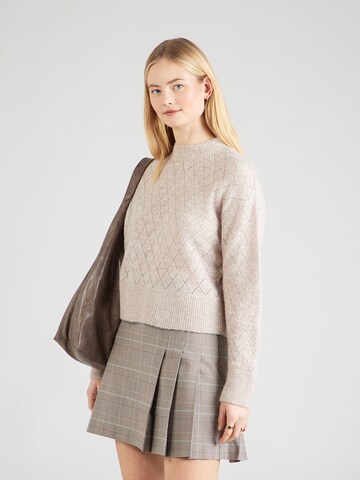 rosemunde Pulover 'Aida' | rjava barva: sprednja stran