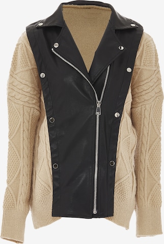 NAEMI Strickjacke in Beige: Vorderseite