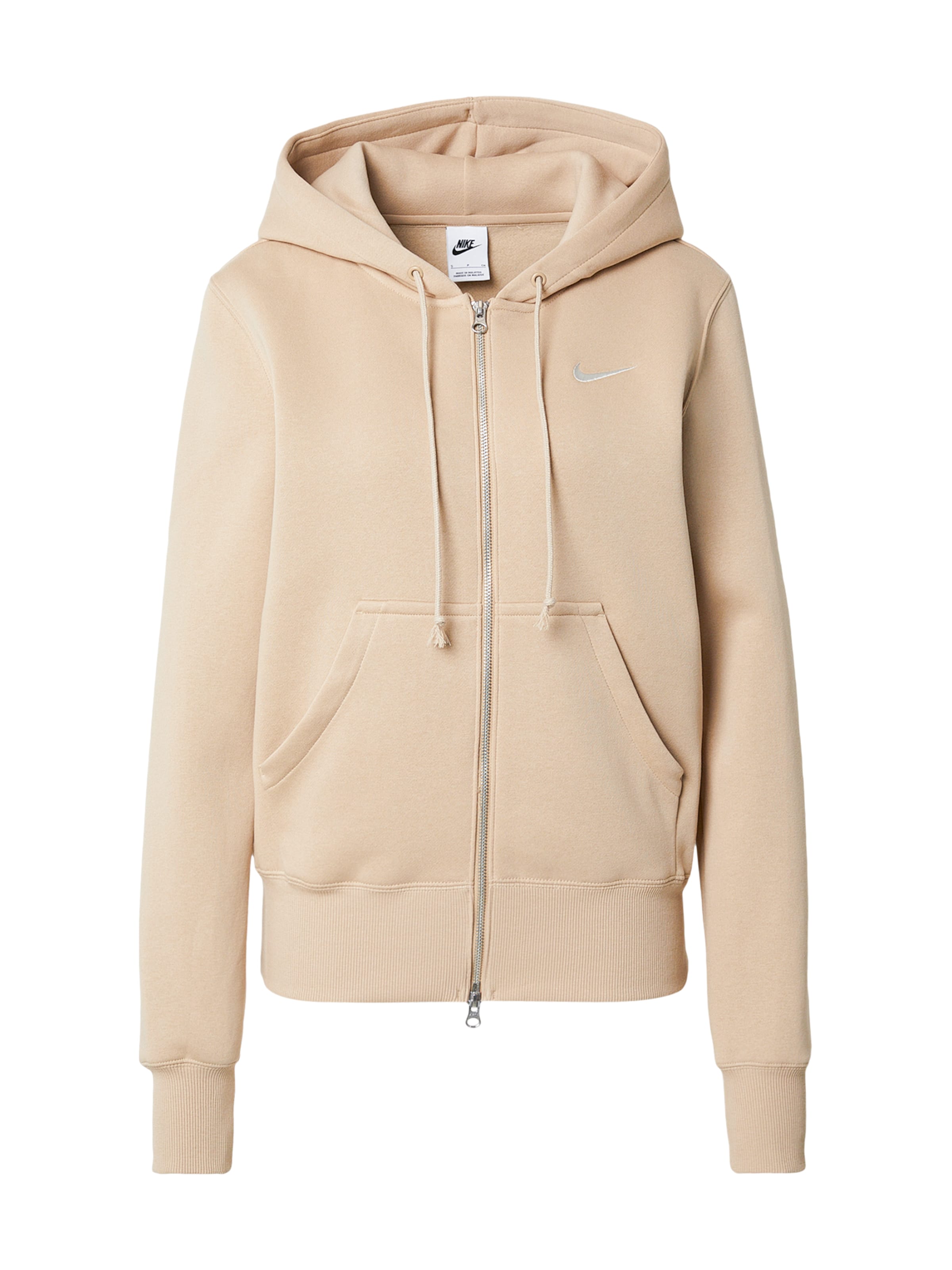 Veste de survêtement 'PHNX FLC' Nike Sportswear en marron : devant