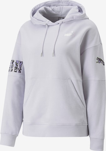 Sweat de sport 'POWER MONARCH' PUMA en violet : devant