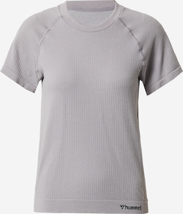 Hummel - Camiseta funcional en gris: frente