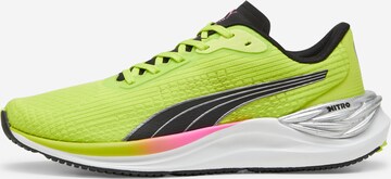 Scarpa da corsa 'Electrify NITRO 3' di PUMA in verde: frontale