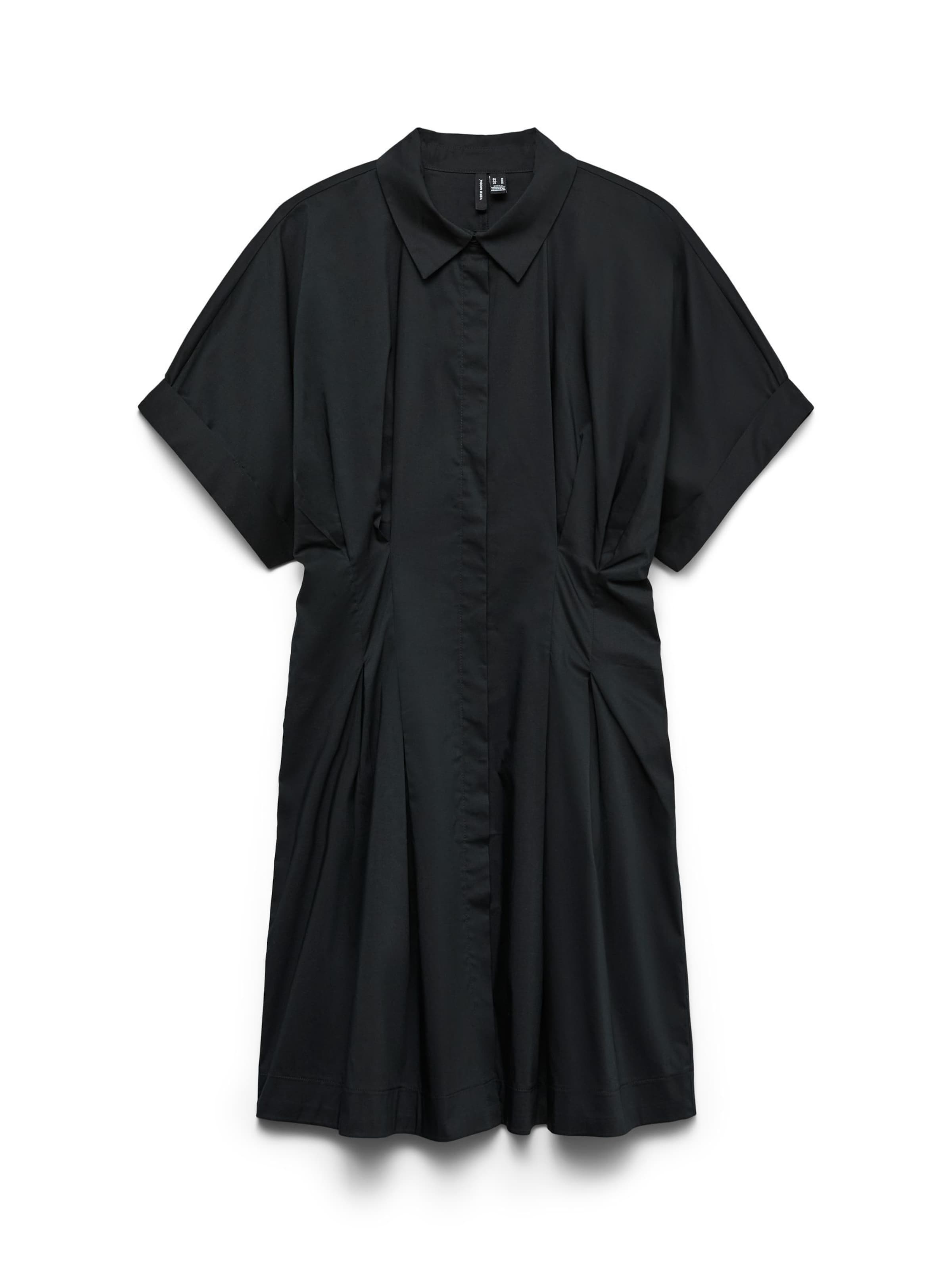 Robe-chemise 'VMFriba' VERO MODA en noir : devant