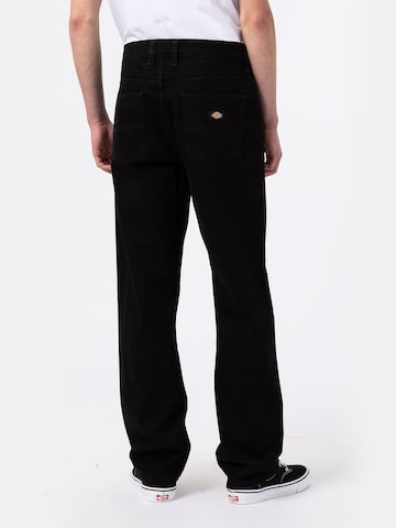 DICKIES Loosefit Jeans in Schwarz