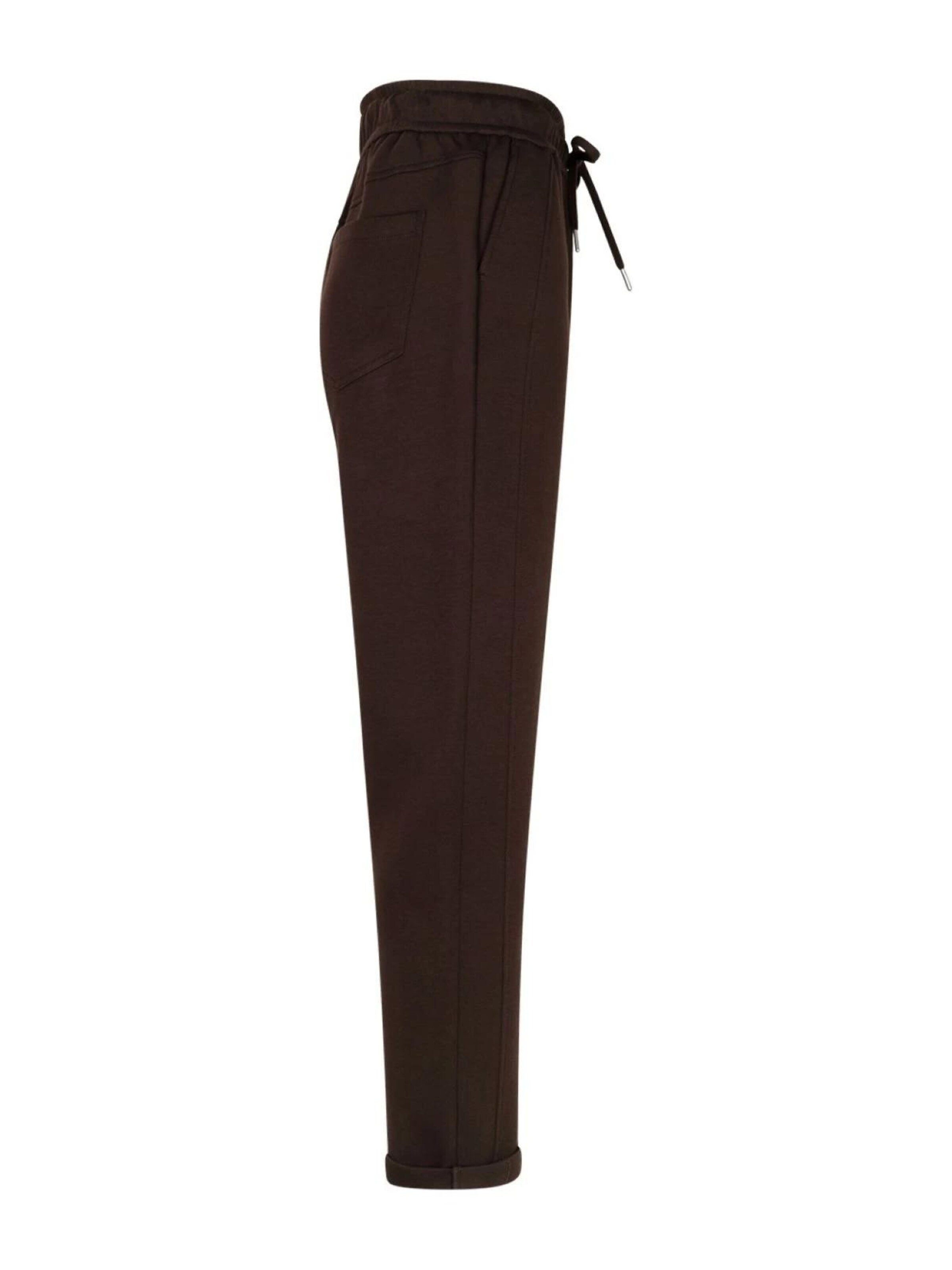 Red Button Regular Broek 'RB Stella scuba espresso' in Bruin