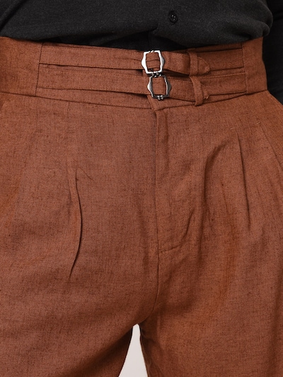 Antioch Pleat-front trousers in Brown, Item view