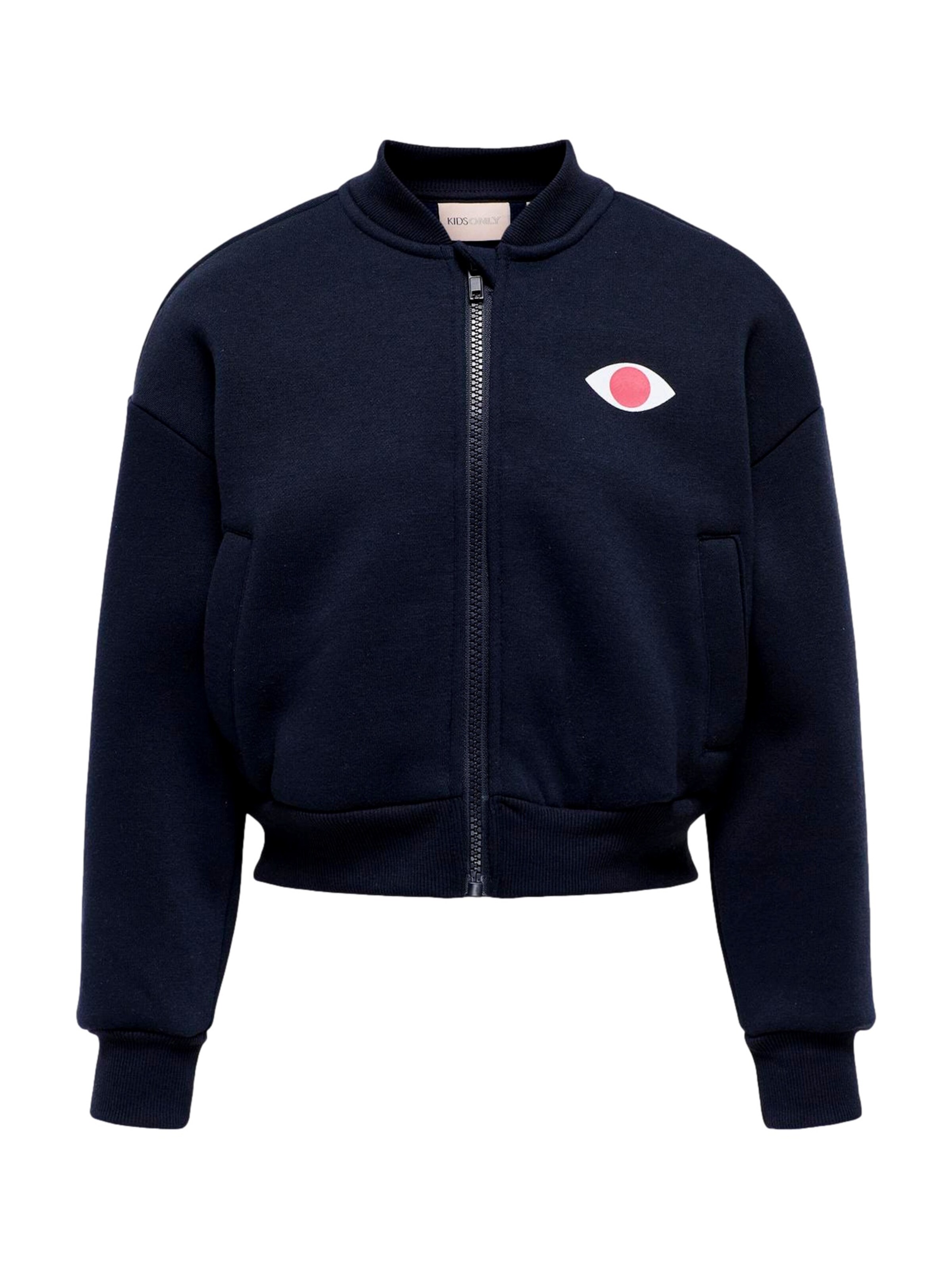 Giacca di felpa 'Lovely' di ONLY GIRLS in blu: frontale