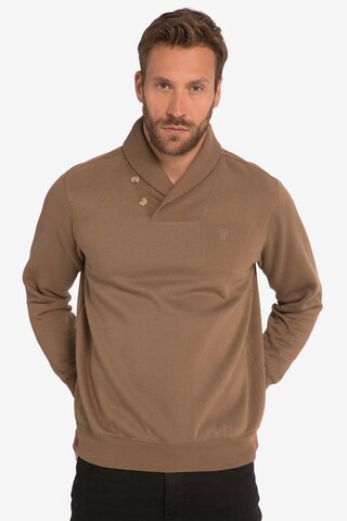 JP1880 Sweatshirt in Bruin: voorkant