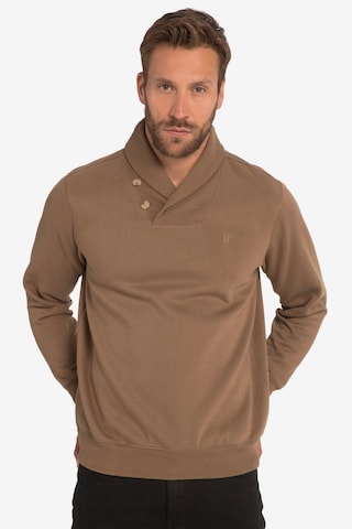 Sweat-shirt JP1880 en marron : devant