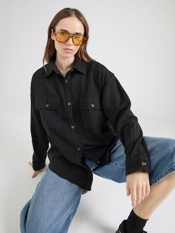 RIP CURL - Blusa 'OCEANIC' en negro: frente
