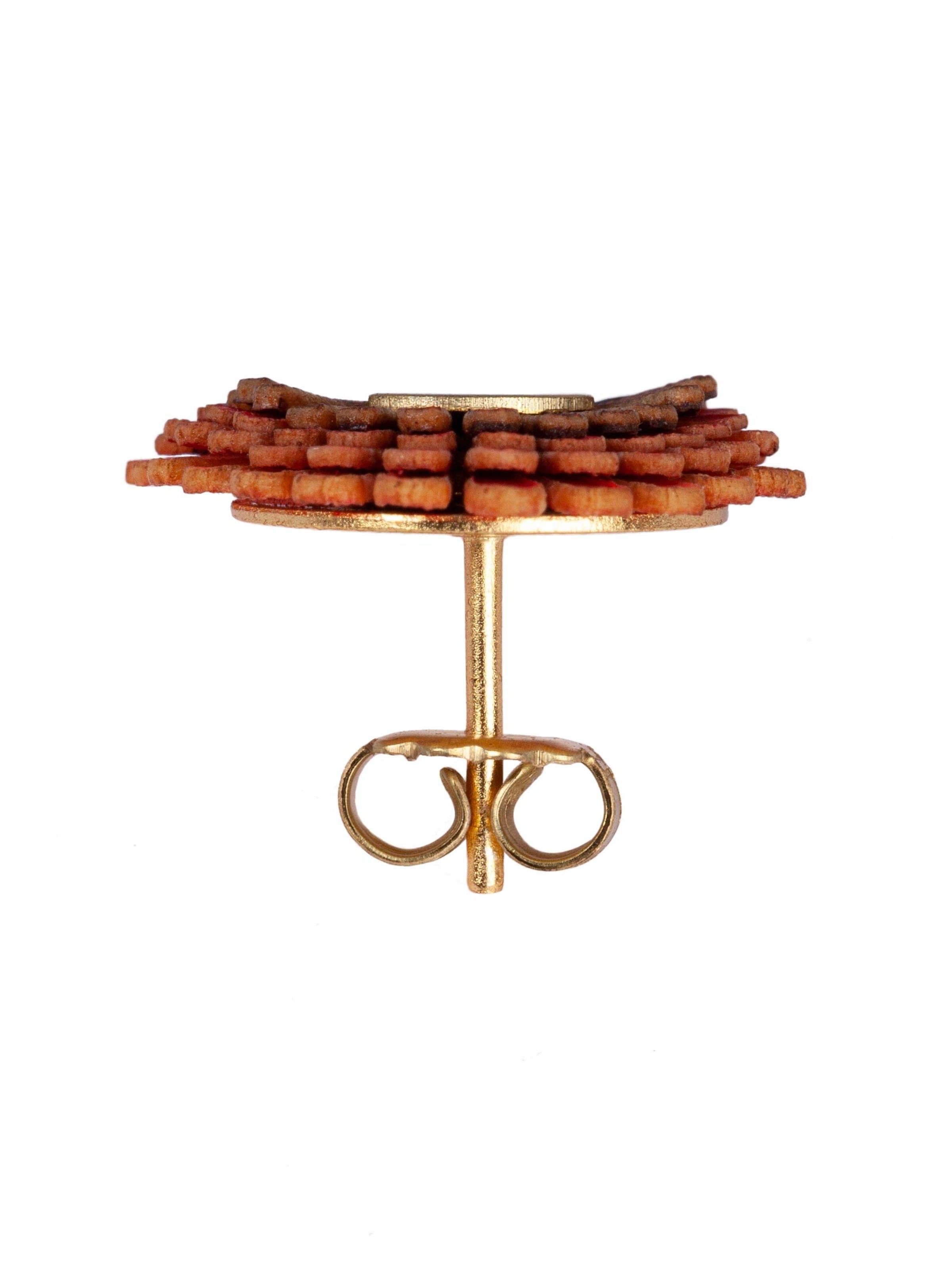 Gretchen Earrings 'Pam Pem' in Red