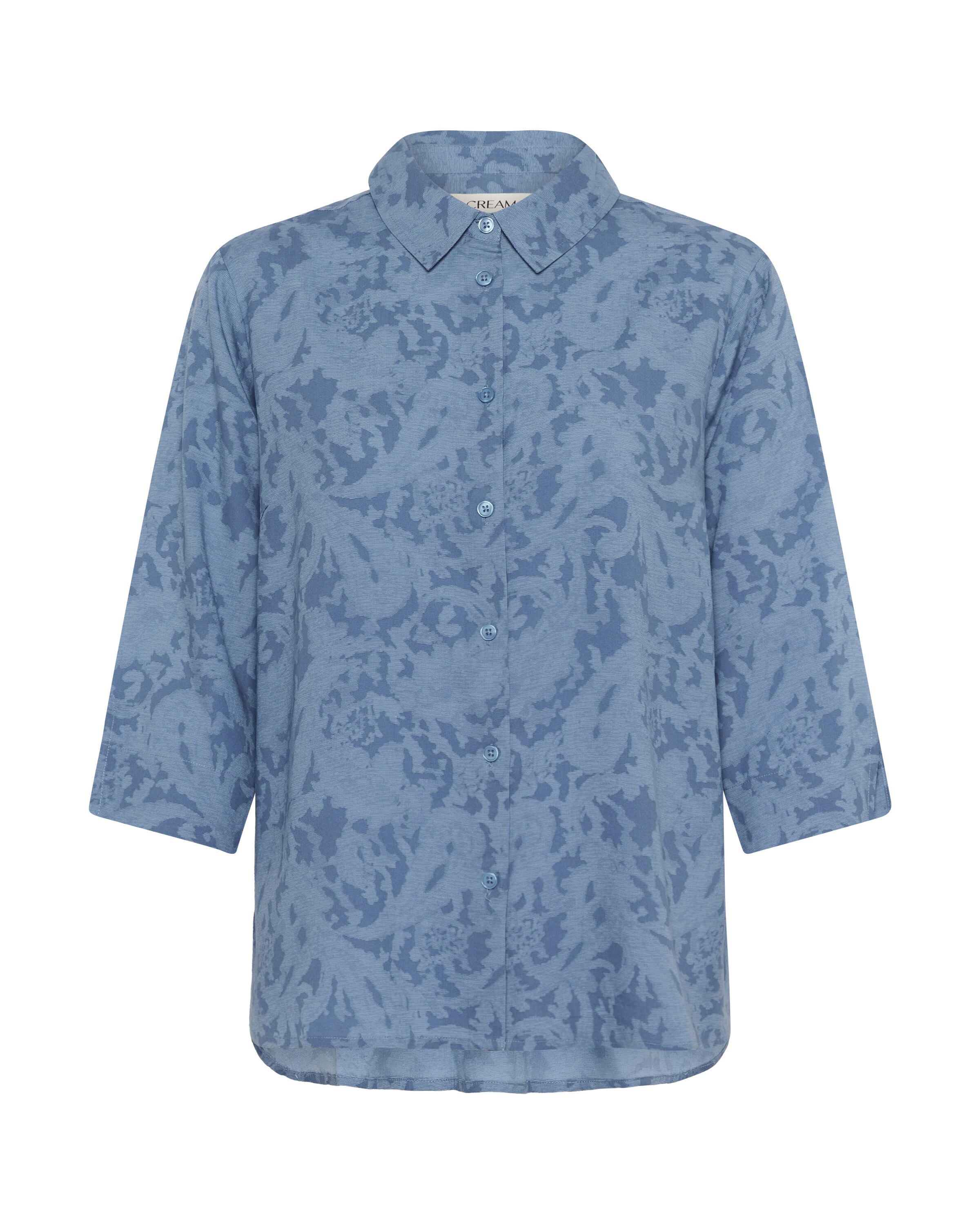 Cream Bluse 'Tiah' i blå: forside