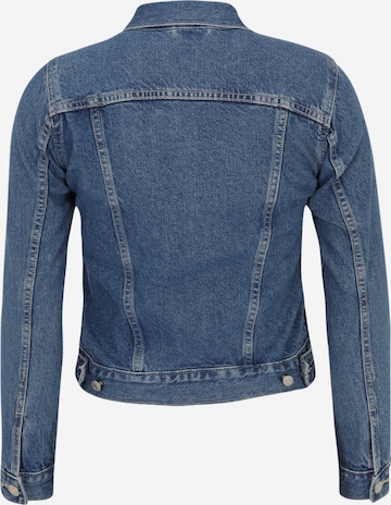 Gap Petite Regular Jeansjacke in Blau