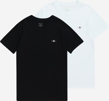 Maglietta di GANT in nero: frontale