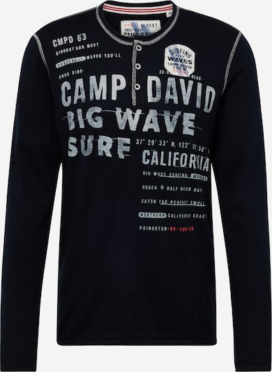 CAMP DAVID Jersey en azul noche / blanco, Vista del producto