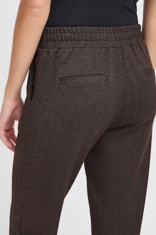 ICHI Tapered Hose in Schwarz