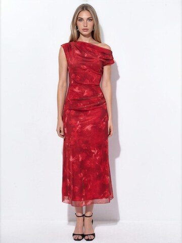 Robe 'Midi' Hiccup en rouge