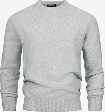 Pull-over 'INTrax' INDICODE JEANS en gris : devant