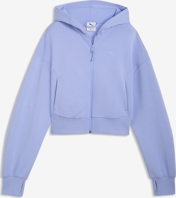 PUMA Sweatjacke 'Pumatech Sense' in Lila: Vorderseite