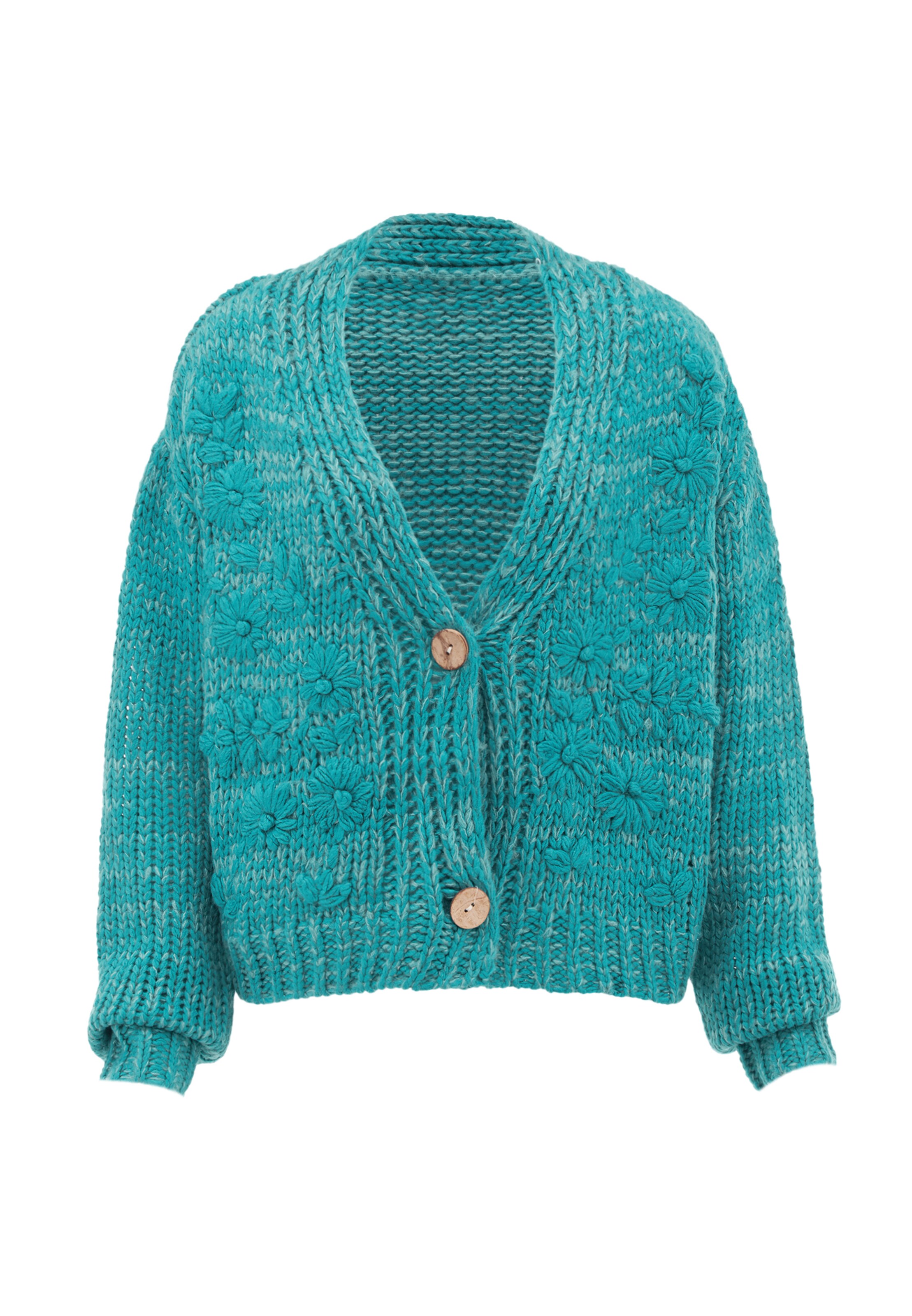 ebeeza Strickjacke in Blau: Vorderseite