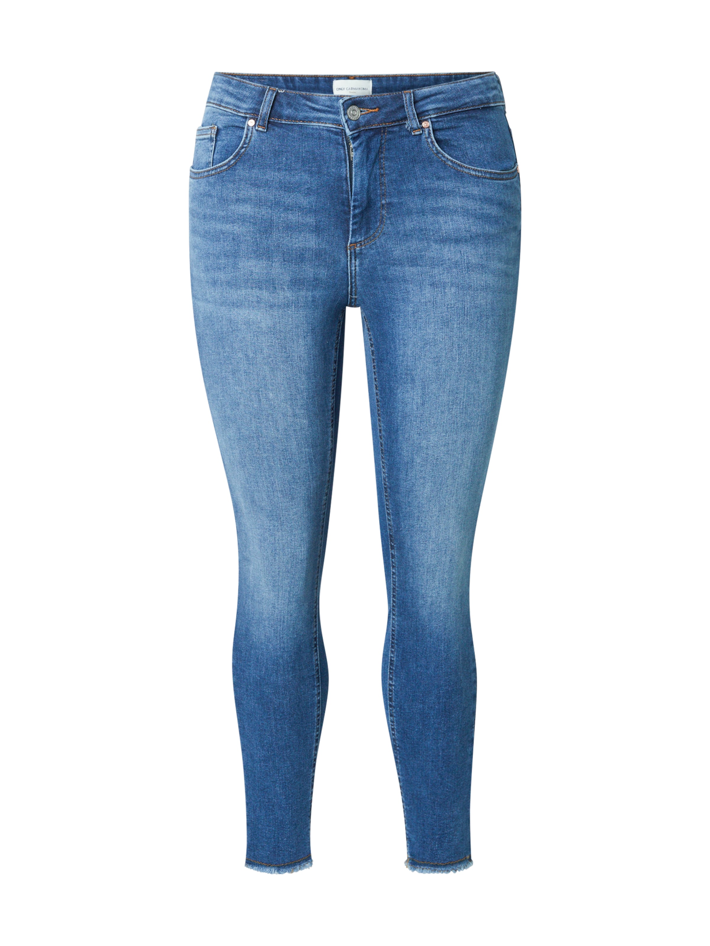 ONLY Carmakoma - Skinny Vaquero en azul: frente