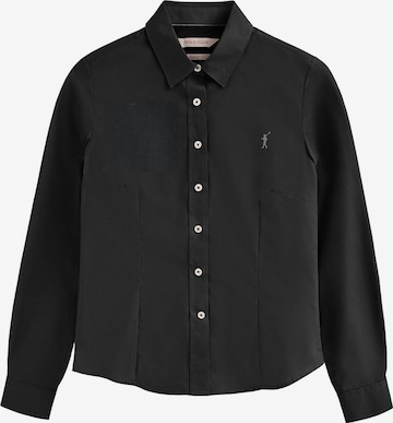 Polo Club Bluse in Schwarz: Vorderseite