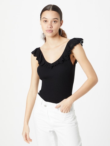 GAP Knitted top in Black: front