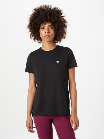 FILA Performance Shirt 'RABARABA' in Black: front