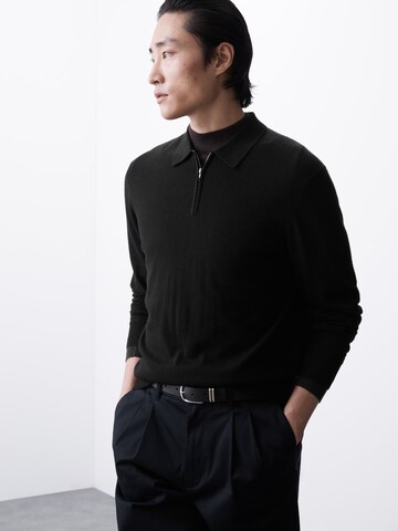 Marks & Spencer Shirt in Zwart: voorkant