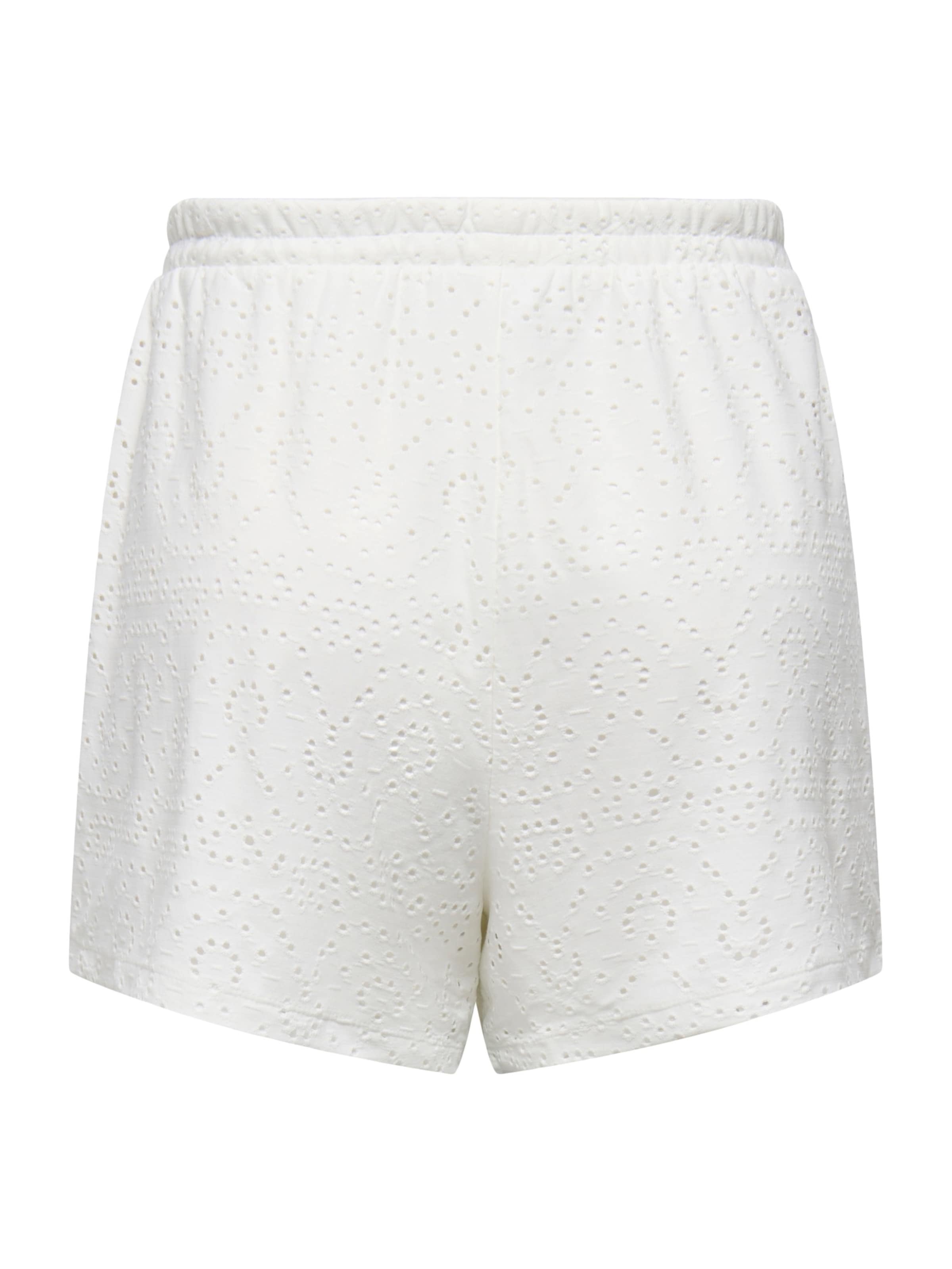 ONLY Loosefit Bukser 'ONLSMILLA' i hvid