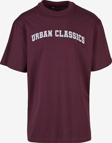 T-Shirt Urban Classics en rouge : devant