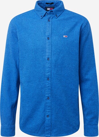 Coupe regular Chemise Tommy Jeans en bleu : devant