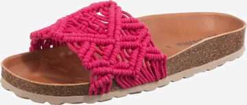 VERBENAS Mules 'Raga' in Pink: front