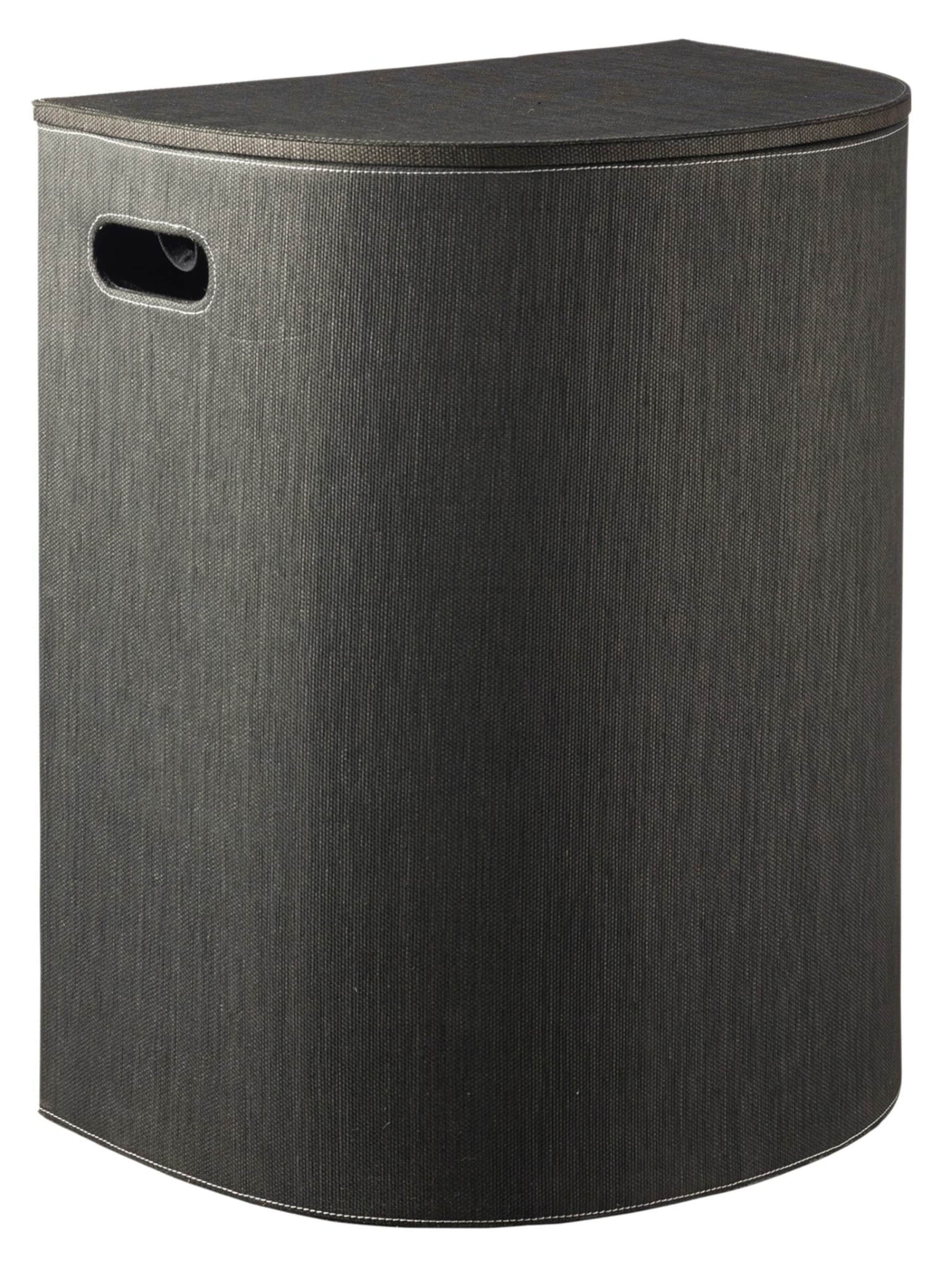 Panier à linge 'Classic' cinas en noir : devant