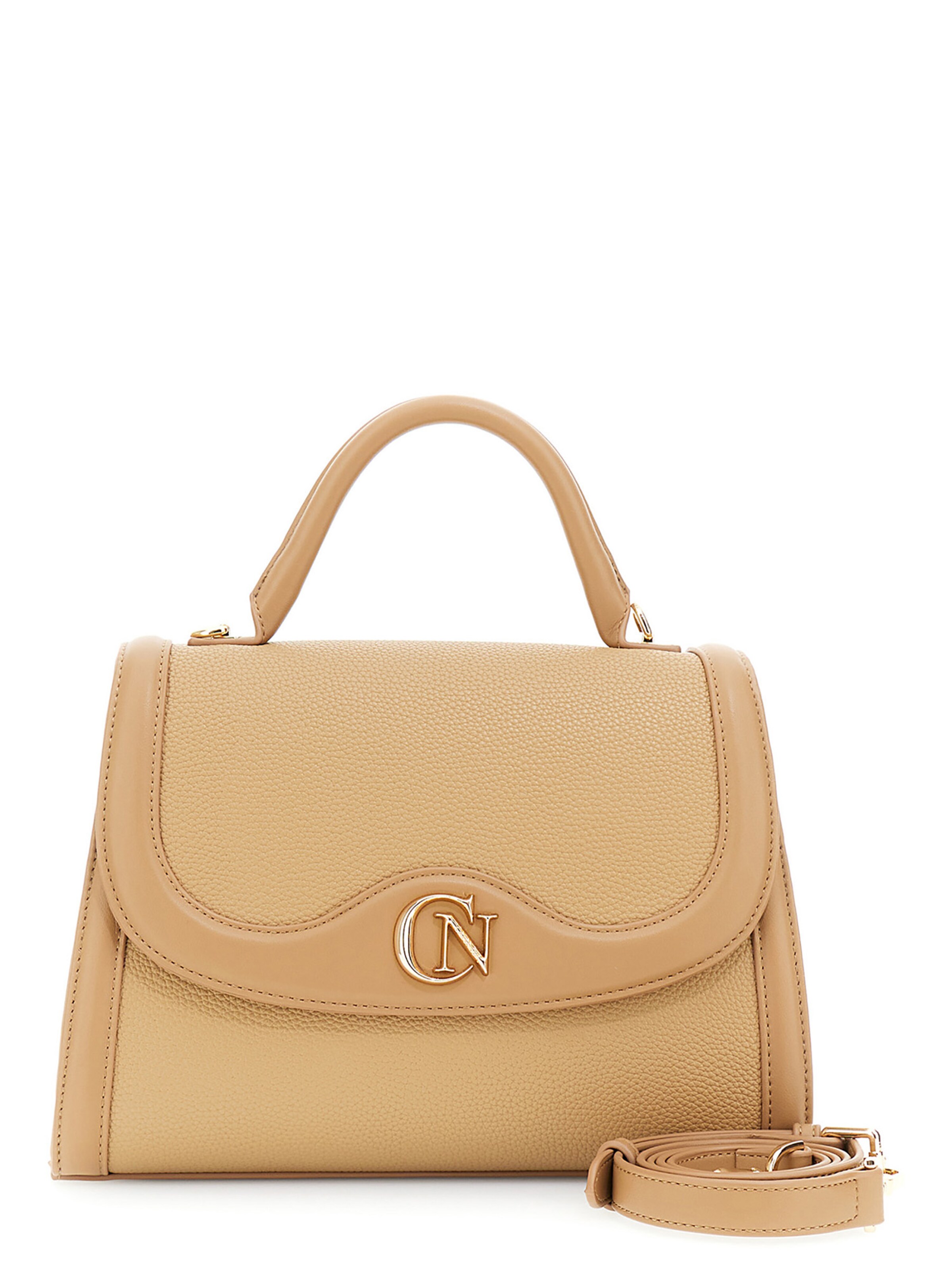Borsa a mano di CAFè NOIR in beige: frontale