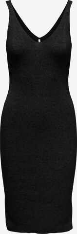 ONLY Knitted dress 'Lina' in Black: front