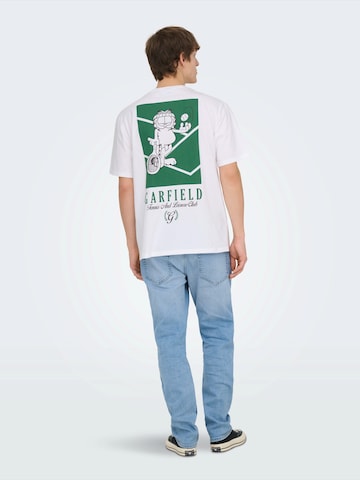 Only & Sons Shirt 'ONSGARFIELD' in White