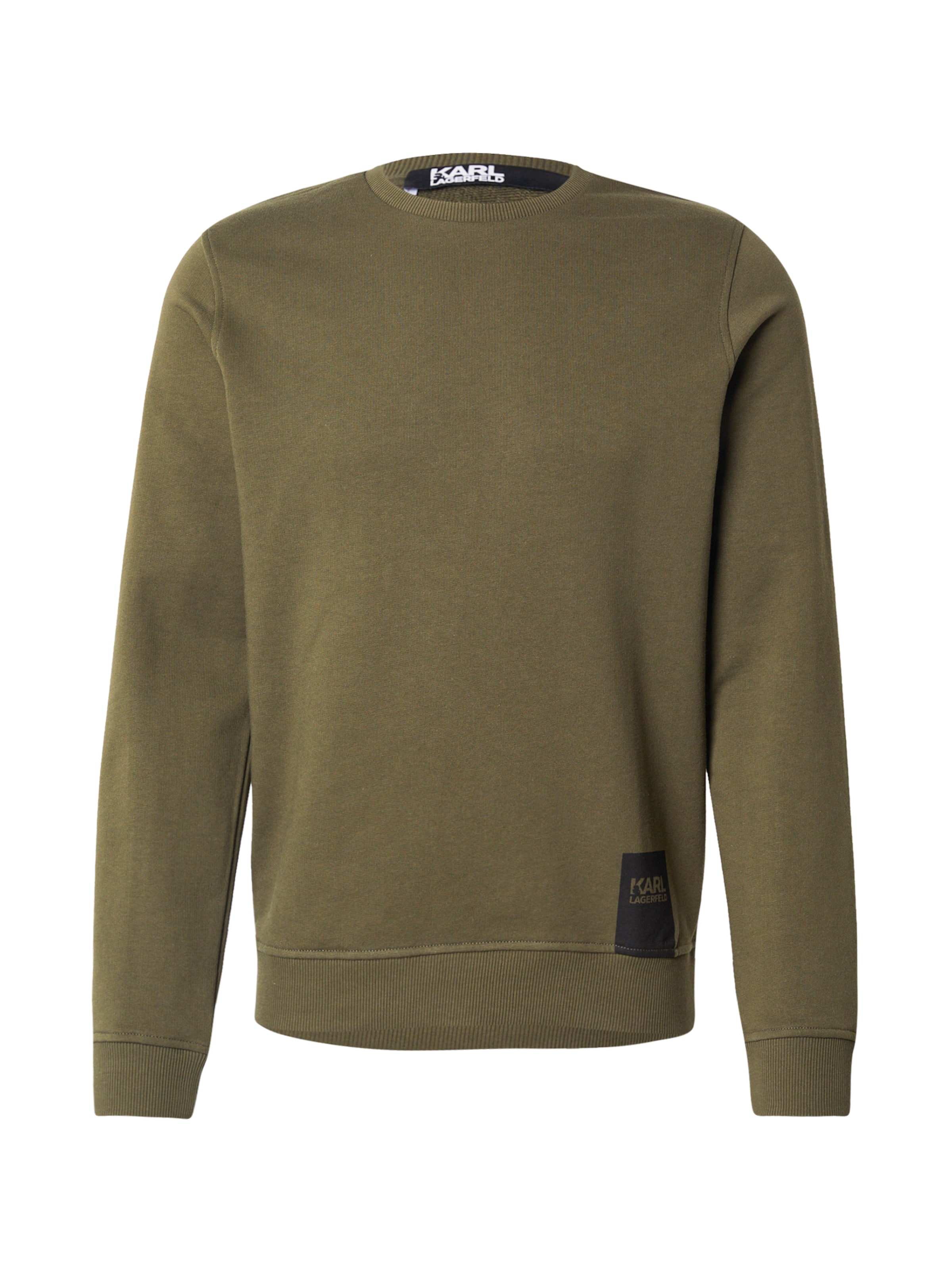 Karl Lagerfeld Суичър в зелено: отпред