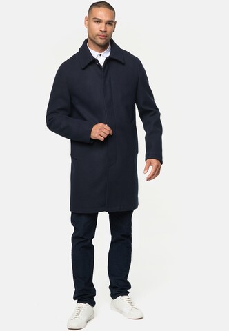 INDICODE JEANS Between-Seasons Coat 'Grandrim' in Blue