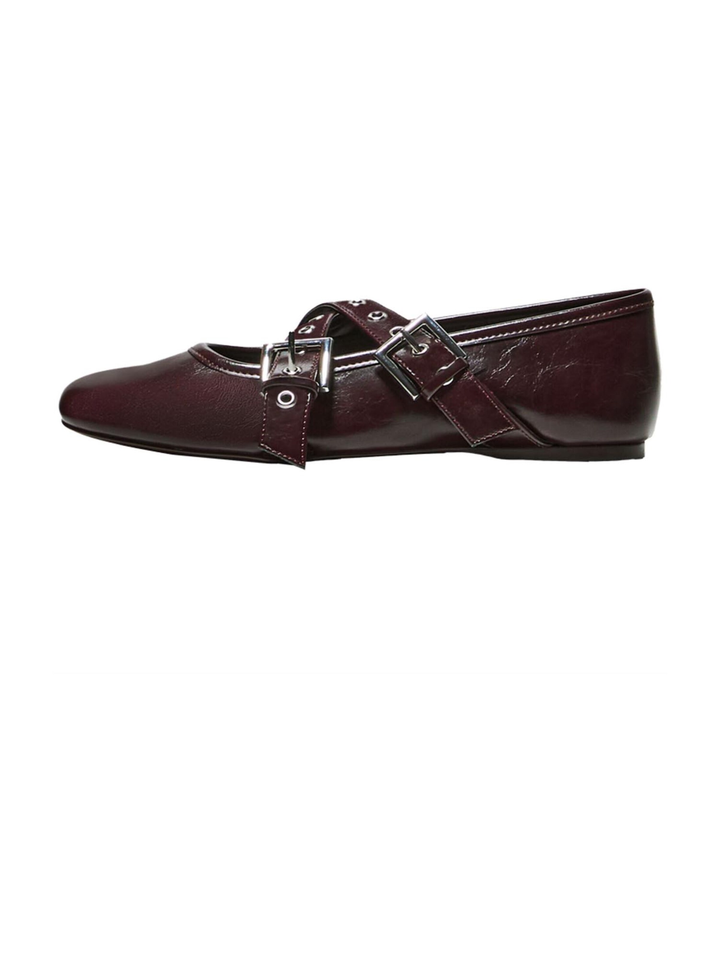 Ballerina con cinturino di Bershka in rosso