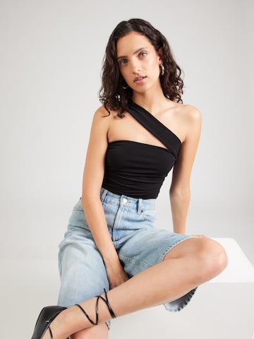 ABOUT YOU - Camisa body 'Elektra' em preto: frente