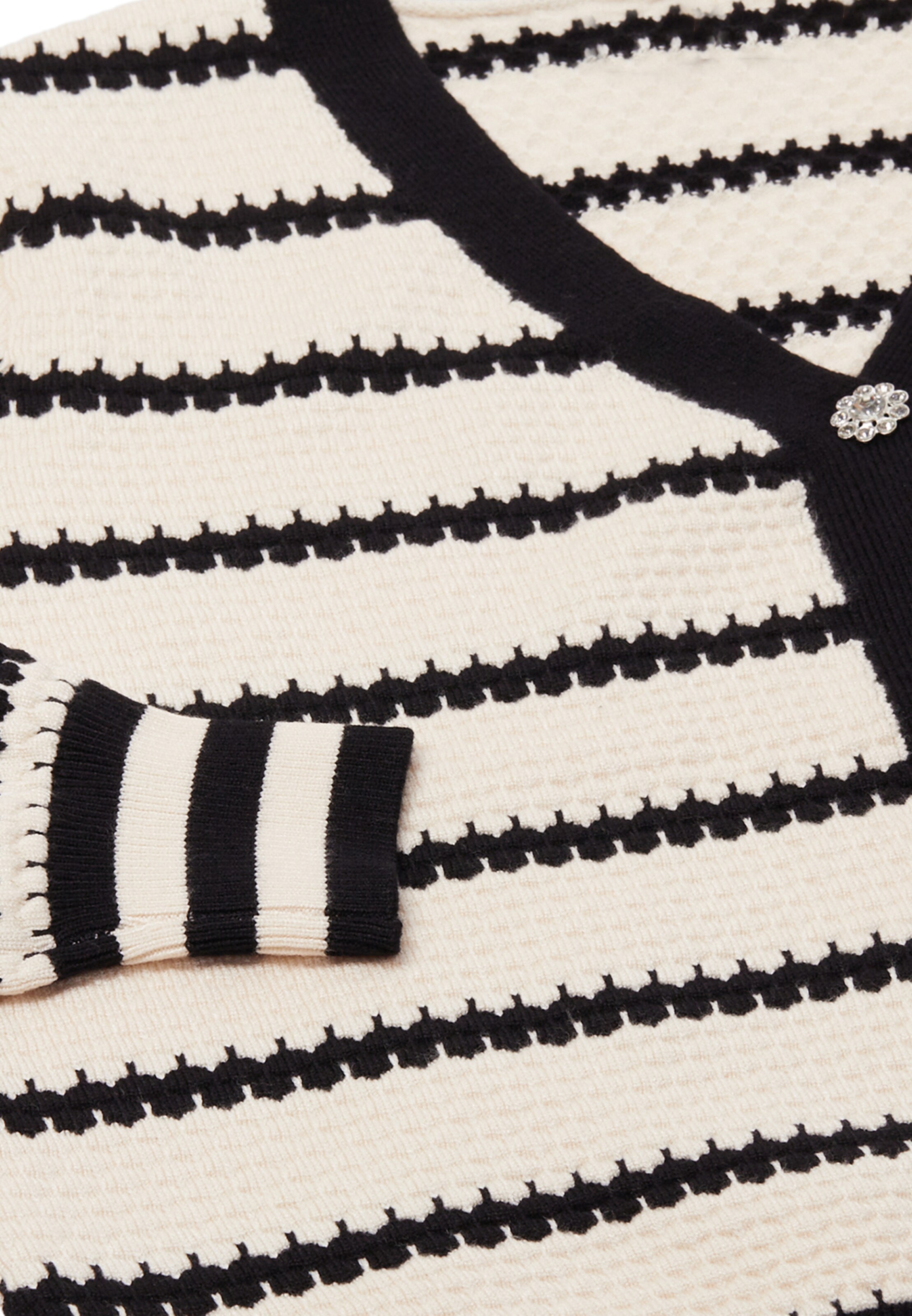 CHANI - Casaco de malha em branco