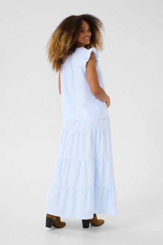 Cream Blouse 'Amala' in Blue