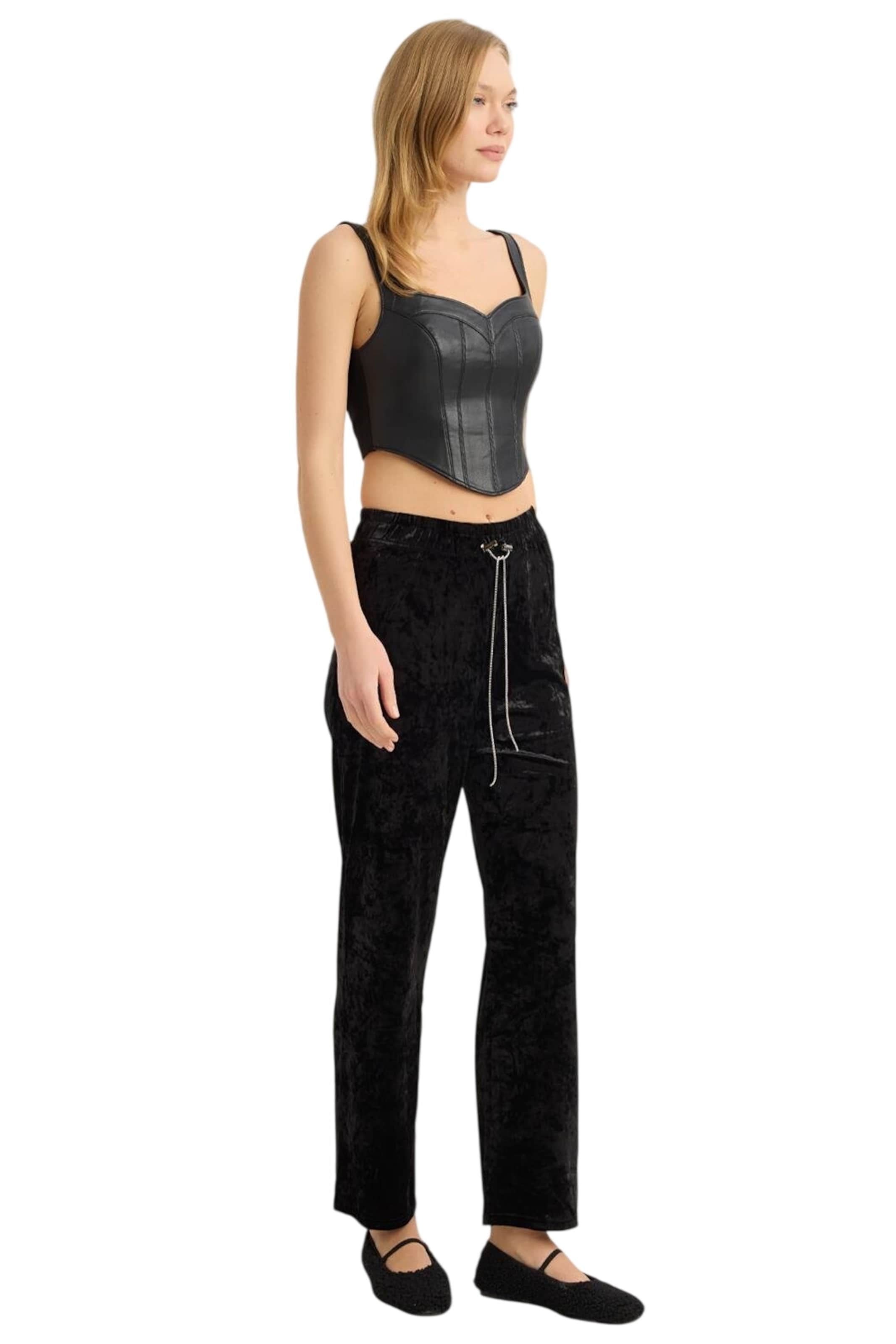 Regular Pantalon HOME STORE en noir