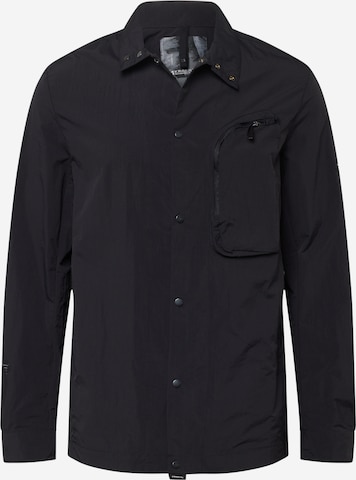 Krakatau Between-season jacket in Black: front