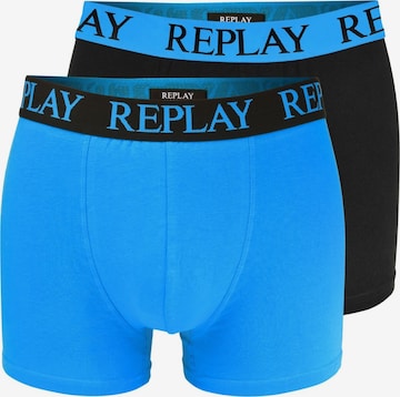 Pantaloncini intimi sportivi di REPLAY in blu: frontale